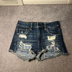 American eagle jean shorts